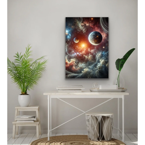 Gezegenler Kanvas Tablo 70x100cm