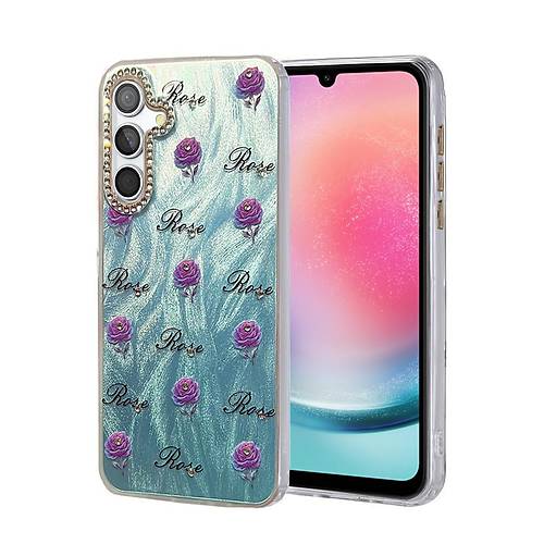 Galaxy A24 4G K�l�f Blade Aynal� Desenli Kapak - Desen 9