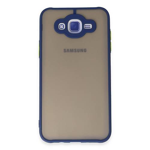 Galaxy J7 K�l�f Montreal Silikon Kapak - Lacivert
