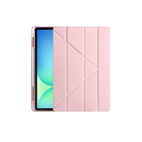 Galaxy Tab S10 FE Plus 13.1 Kalemlikli Hugo Tablet K�l�f� - Rose Gold