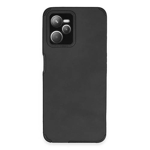 Realme C35 K�l�f Loop Deri Silikon - Siyah