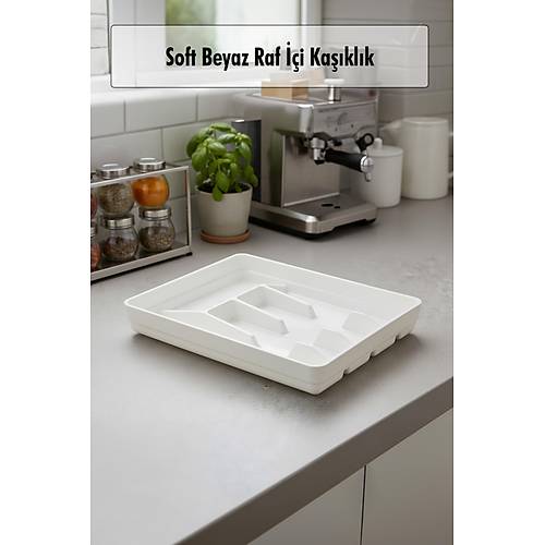 Soft Beyaz Akrilik Raf ��i Ka��kl�k 26,5�34,5�4,5 cm