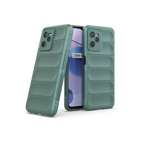 Realme C35 K�l�f Optimum Silikon - Koyu Ye�il