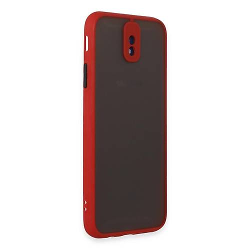 Galaxy J7 Pro / J730 K�l�f Montreal Silikon Kapak - K�rm�z�