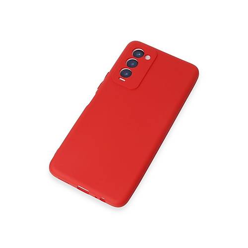 Camon 18 K�l�f First Silikon - K�rm�z�