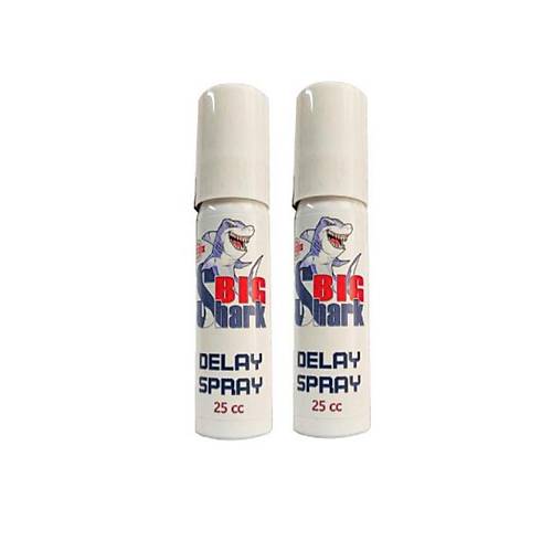 Big Shark Del.ay Erkeklere Zamanlay�c� Yeni Form�l� Bak�m Ve Masaj Spray� 25 Cc X 2 Adet