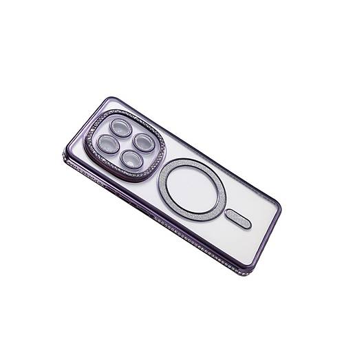 Redmi Note 14 Pro 5G Joke Simli Magneticsafe K�l�f - Derin Mor