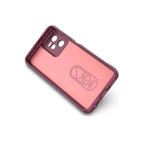 Realme C35 K�l�f Optimum Silikon - Bordo