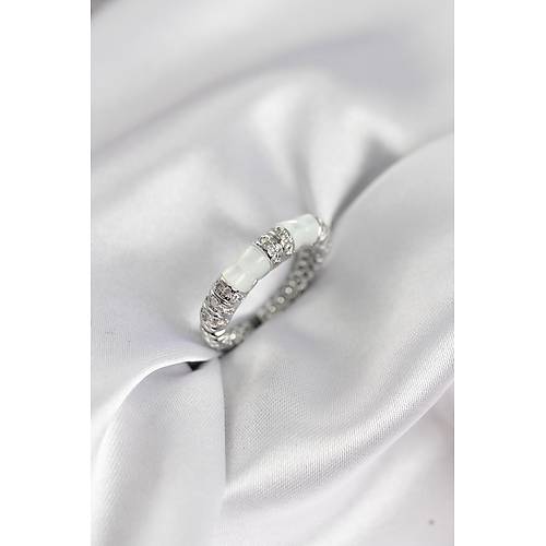 Zirkon Ta�l� Kemik Model G�m�� Renk Kad�n Y�z�k