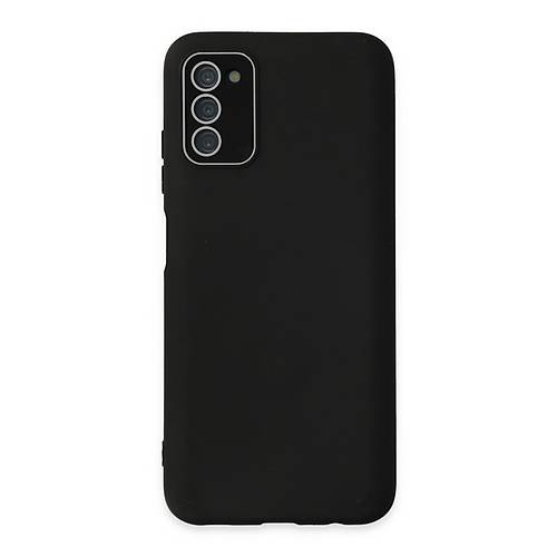 Galaxy A03S K�l�f Lansman Glass Kapak - Siyah