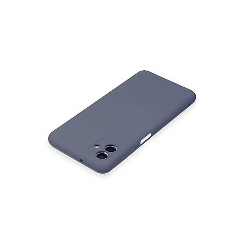 Galaxy A04E K�l�f Nano i�i Kadife Silikon - Gri