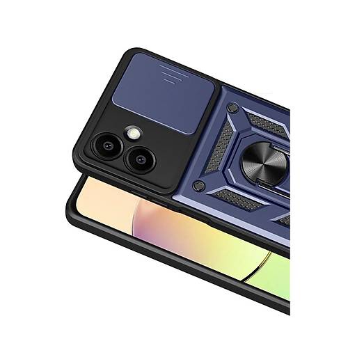 Galaxy A07 4G Pars Lens Y�z�kl� Silikon - Lacivert