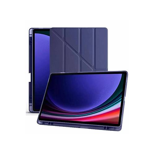 Galaxy X510 Tab S9 FE 11 K�l�f Kalemlikli Mars Tablet K�l�f� - Lacivert