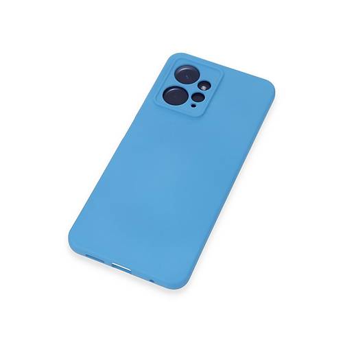 Redmi Note 12 4G K�l�f Nano i�i Kadife Silikon - Mavi
