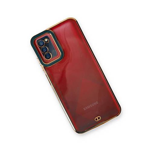 Galaxy A03S K�l�f Liva Lens Silikon - Ye�il