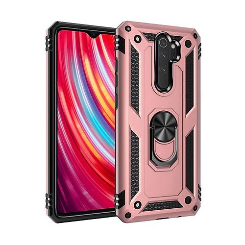 Redmi Note 8 Pro K�l�f Sofya Y�z�kl� Silikon Kapak - Rose