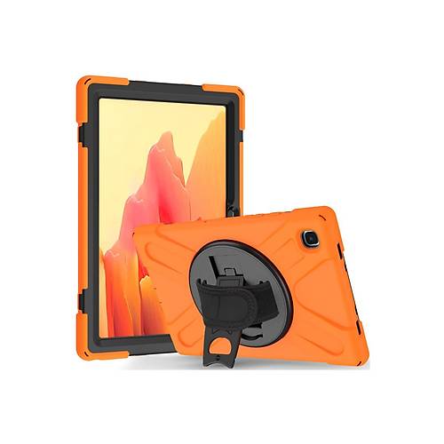 Galaxy T220 Tab A7 Lite 8.7 K�l�f Amazing Tablet Kapak - Turuncu