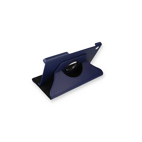 M10 HD X306F K�l�f 360 Tablet Deri K�l�f - Lacivert