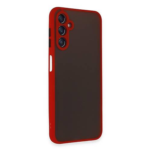 Galaxy A14 4G K�l�f Montreal Silikon Kapak - K�rm�z�