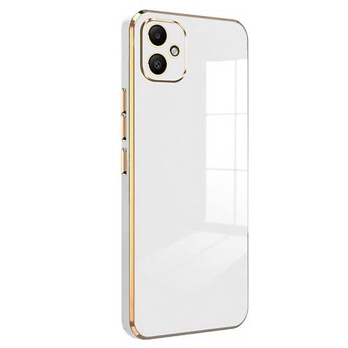 Galaxy A05 K�l�f Volet Silikon - Beyaz