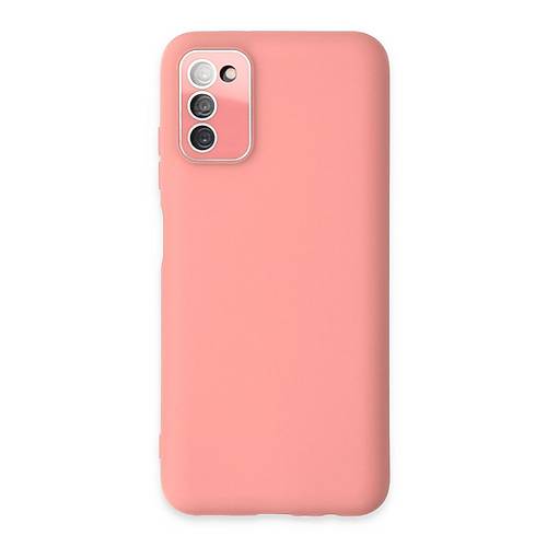 Galaxy A03S K�l�f Lansman Glass Kapak - Pembe