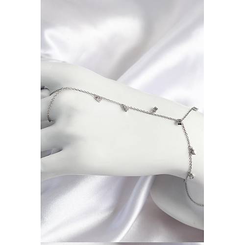 Pirin� Zirkon Ta�l� Sallant�l� Model G�m�� Renk Kad�n �ahmeran