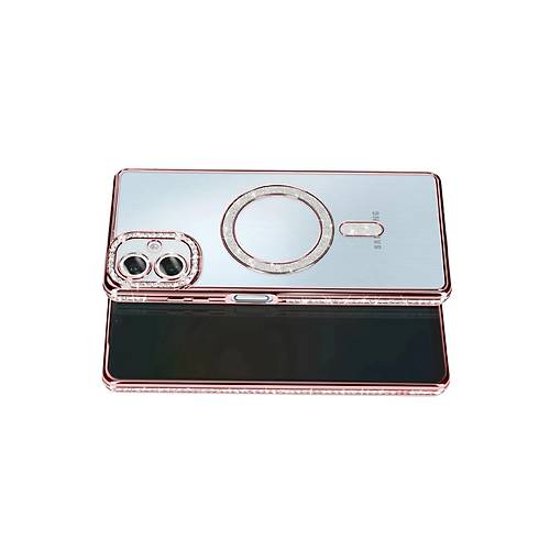 Galaxy A07 4G Joke Simli Magneticsafe K�l�f - Pembe