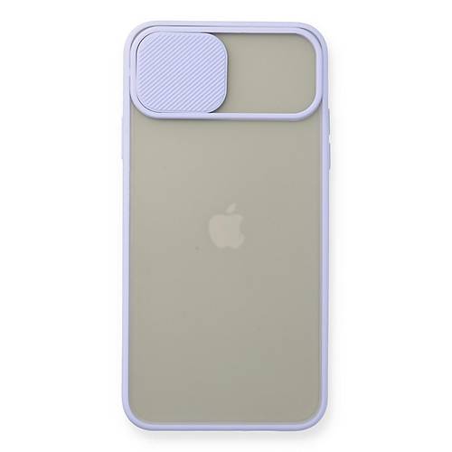 iPhone 11 Pro Max K�l�f Palm Buzlu Kamera S�rg�l� Silikon - Lila