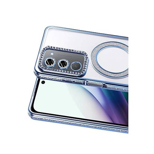 Redmi 15 4G Joke Simli Magneticsafe K�l�f - Mavi