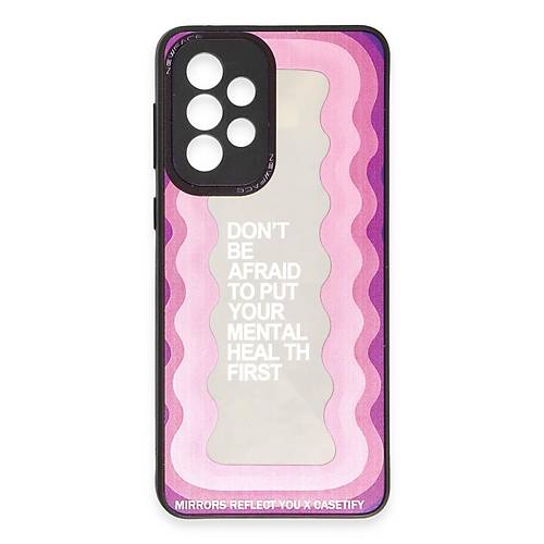 Galaxy A33 5G K�l�f Mirror Desenli Kapak - Mirror - 11
