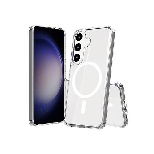 Galaxy S24 K�l�f Magneticsafe �effaf Silikon - �effaf