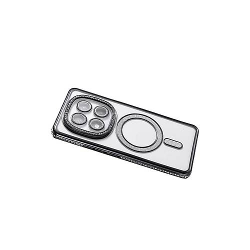 Redmi Note 14 Pro 4G Joke Simli Magneticsafe K�l�f - Siyah