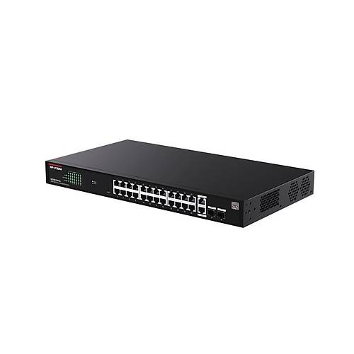 IP-COM G2228P-24-410W 24 PORT GIGABIT+2XRJ45/SFP UPLINK 370W POE CLOUD Y�NET�LEB�L�R RACKMOUNT SWITCH