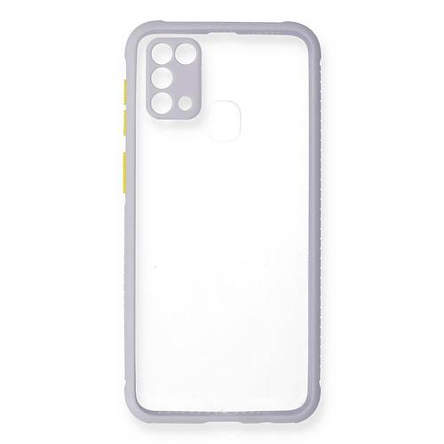 Galaxy M31 K�l�f Miami �effaf Silikon - Lila