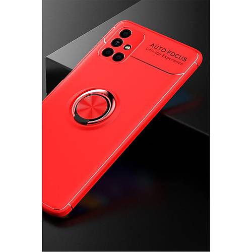 Galaxy M51 K�l�f Range Y�z�kl� Silikon - K�rm�z�