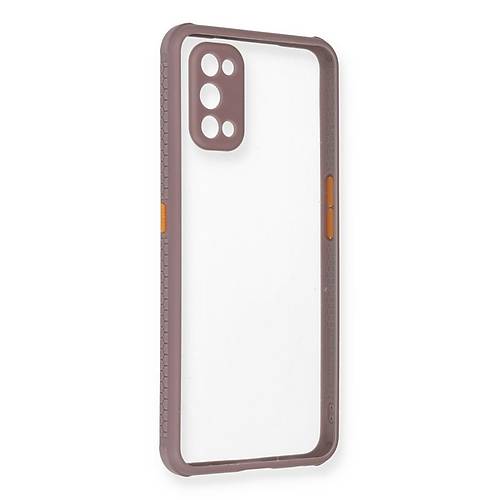 Realme 7 Pro K�l�f Miami �effaf Silikon - A��k Mor