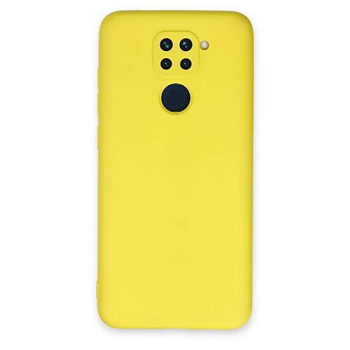 Redmi Note 9 K�l�f Nano i�i Kadife Silikon - Sar�