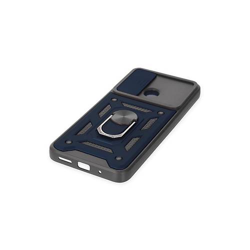 Redmi 10C K�l�f Pars Lens Y�z�kl� Silikon - Lacivert