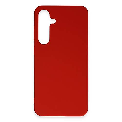 Galaxy S24 Plus K�l�f First Silikon - K�rm�z�