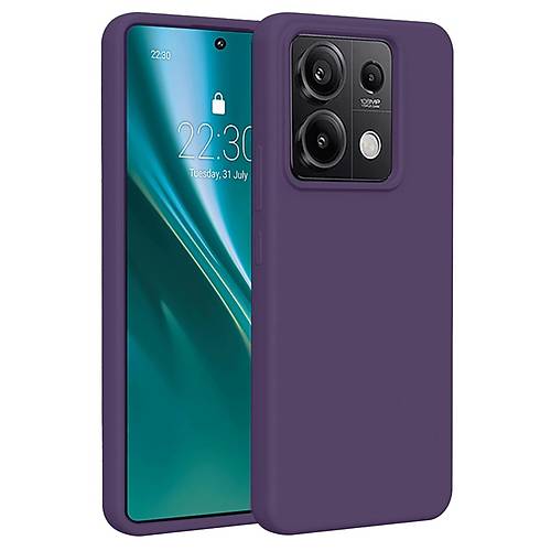 Redmi Note 13 Pro 4G K�l�f First Silikon - Mor