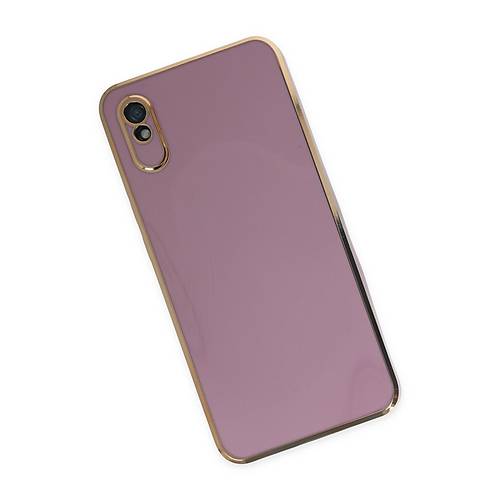 Redmi 9A K�l�f Volet Silikon - Mor