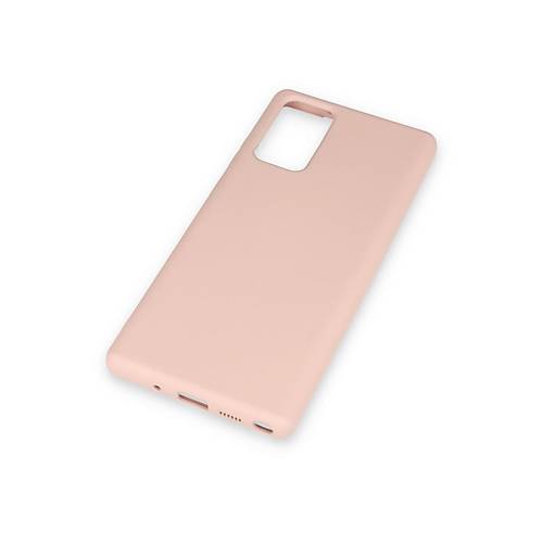 Galaxy Note 20 K�l�f Nano i�i Kadife Silikon - Pudra