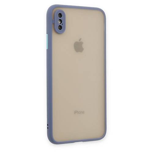 iPhone X K�l�f Montreal Silikon Kapak - Gri