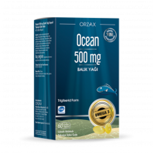 Ocean Omega 3 Bal�k Ya�� 500 mg 60 Kaps�l