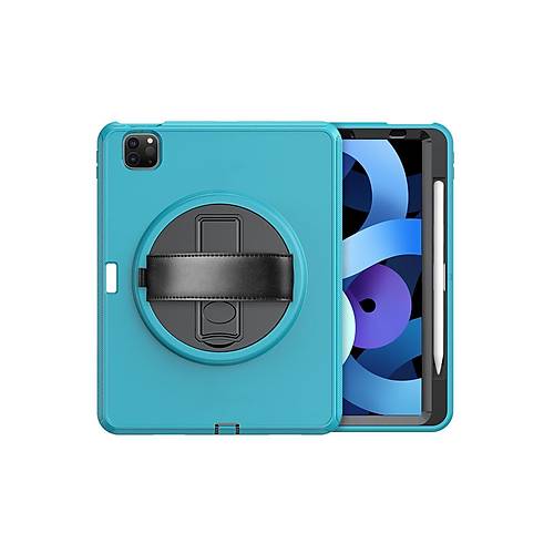 iPad Pro 11 (2018) K�l�f Hand Strap Tablet K�l�f� - Turkuaz