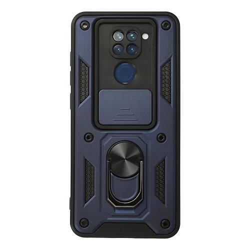 Redmi Note 9 K�l�f Pars Lens Y�z�kl� Silikon - Lacivert