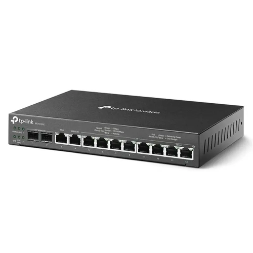 TP-LINK OMADA ER7212PC 2XGIGABIT SFP WAN/LAN PORT 1XGIGABIT RJ45 WAN 1XGIGABIT SFP WAN/LAN 8XGIGABIT VPN ROUTER