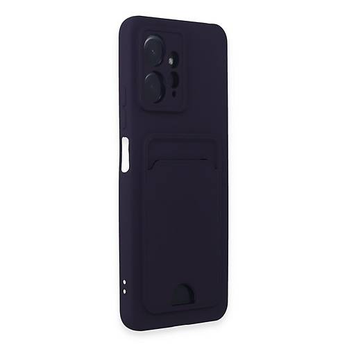 Redmi Note 12 4G K�l�f Kelvin Kartvizitli Silikon - Derin Mor