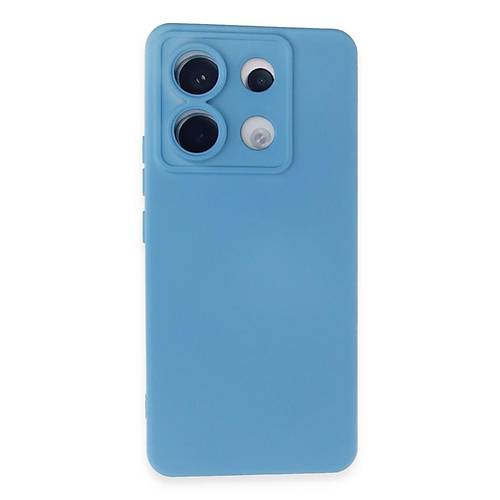 Redmi Note 13 Pro 5G K�l�f Nano i�i Kadife Silikon - Mavi