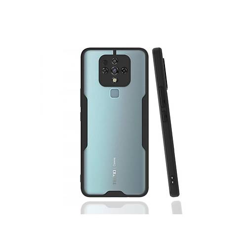 Camon 16 K�l�f Platin Silikon - Siyah